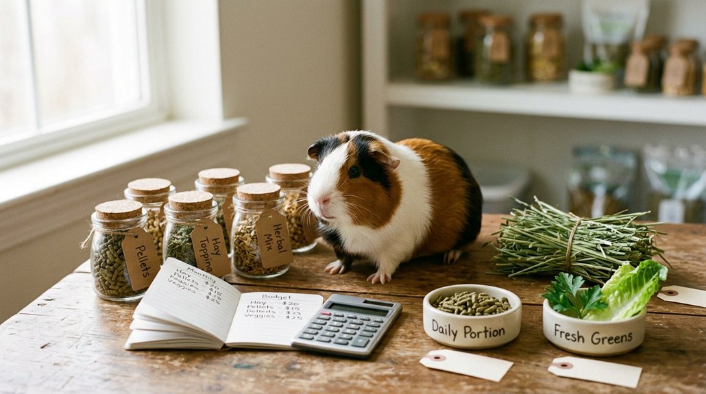 guinea pig monthly diet budgeting