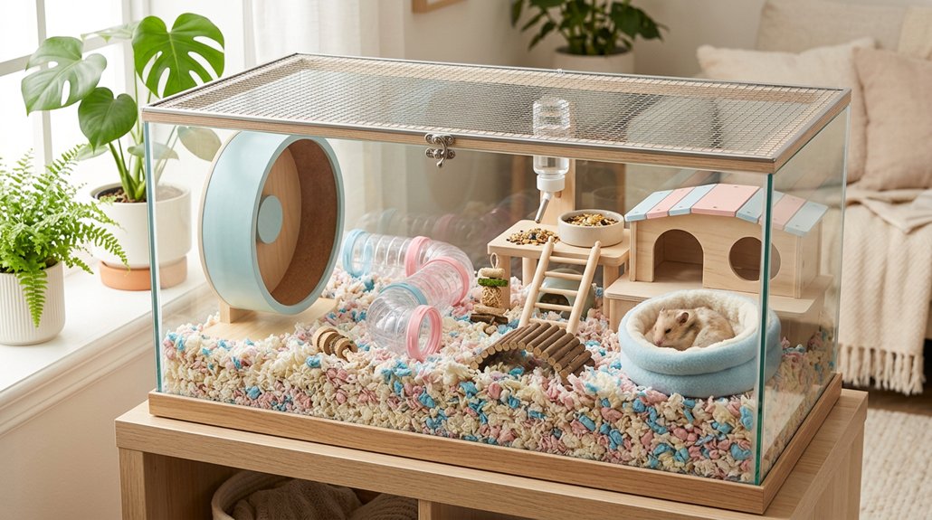 hamster cage essential components