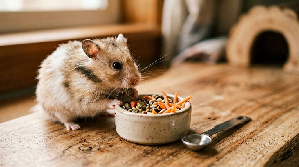 hamster species feeding guide