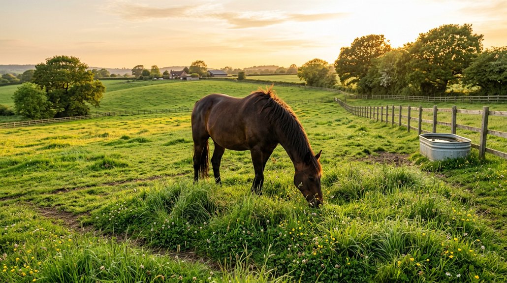 healthy forage through rotational grazing