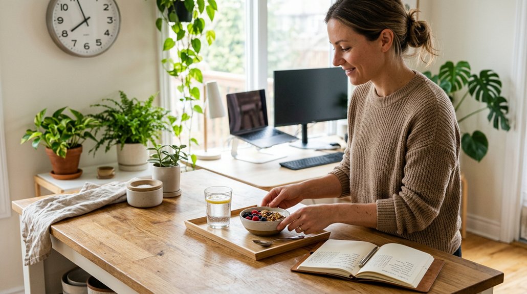 healthy habits structured schedules