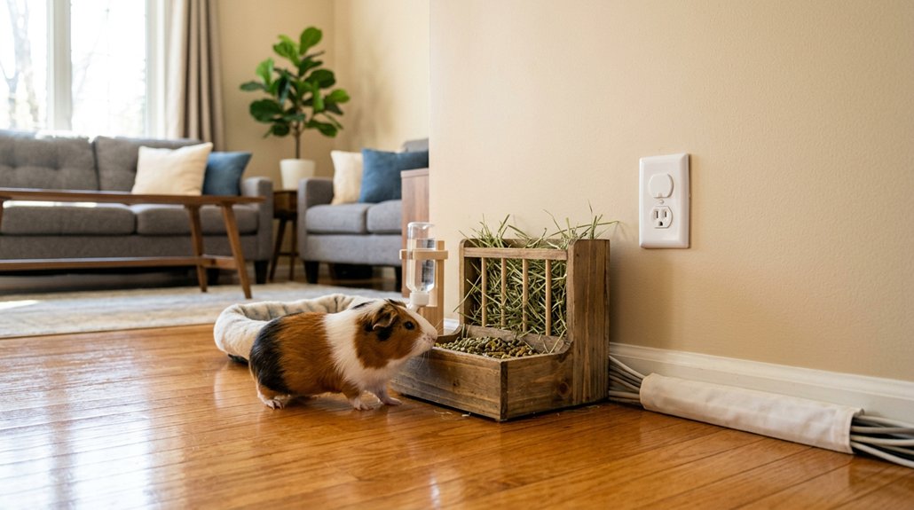home safety for guinea pigs