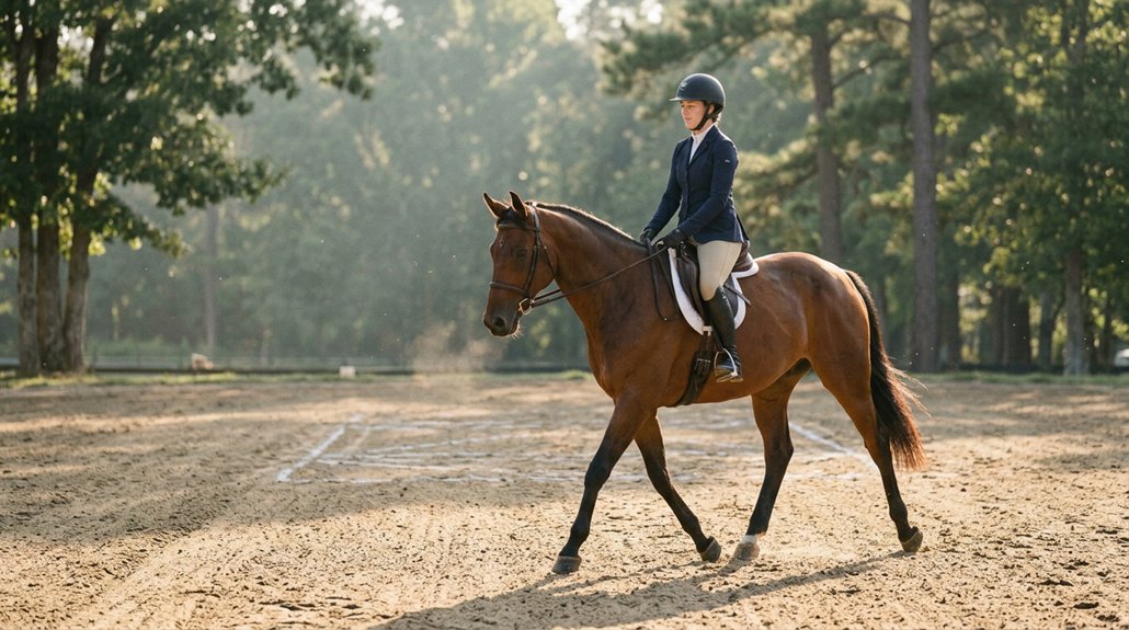horse health and rider relaxation