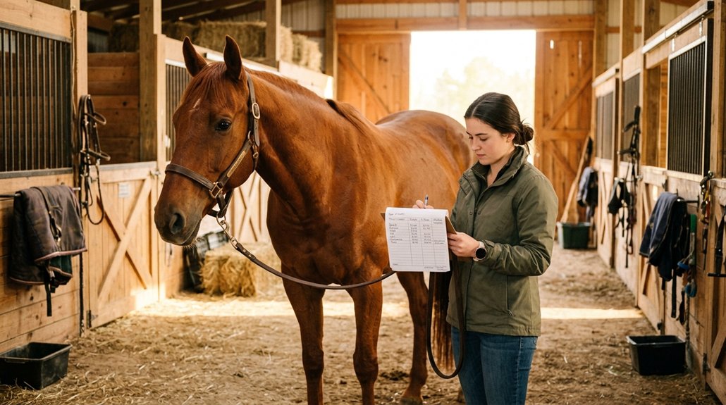 horse ownership monthly expenses
