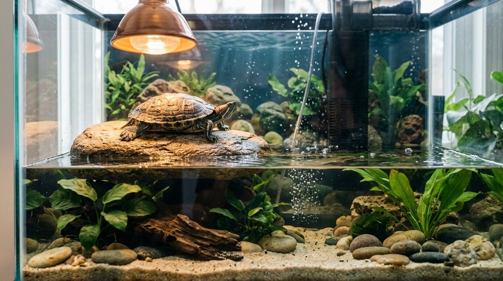 ideal basking spot setup