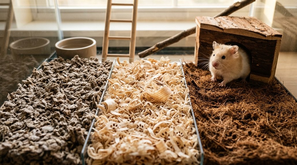 ideal bedding choices hamsters