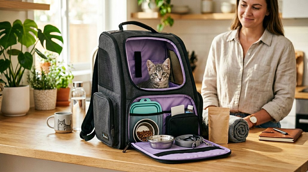ideal cat backpack selection