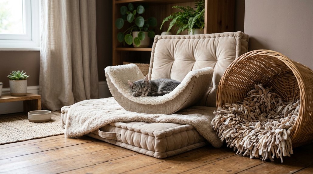 ideal feline sleeping environments