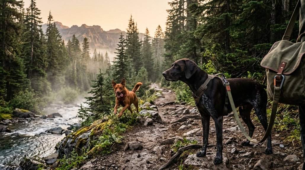 ideal hiking dog breeds