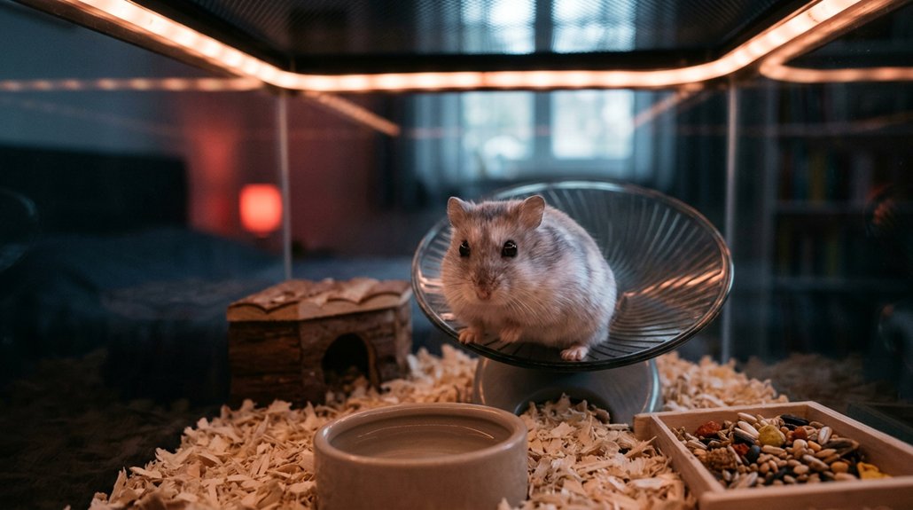 ideal nocturnal hamster setup