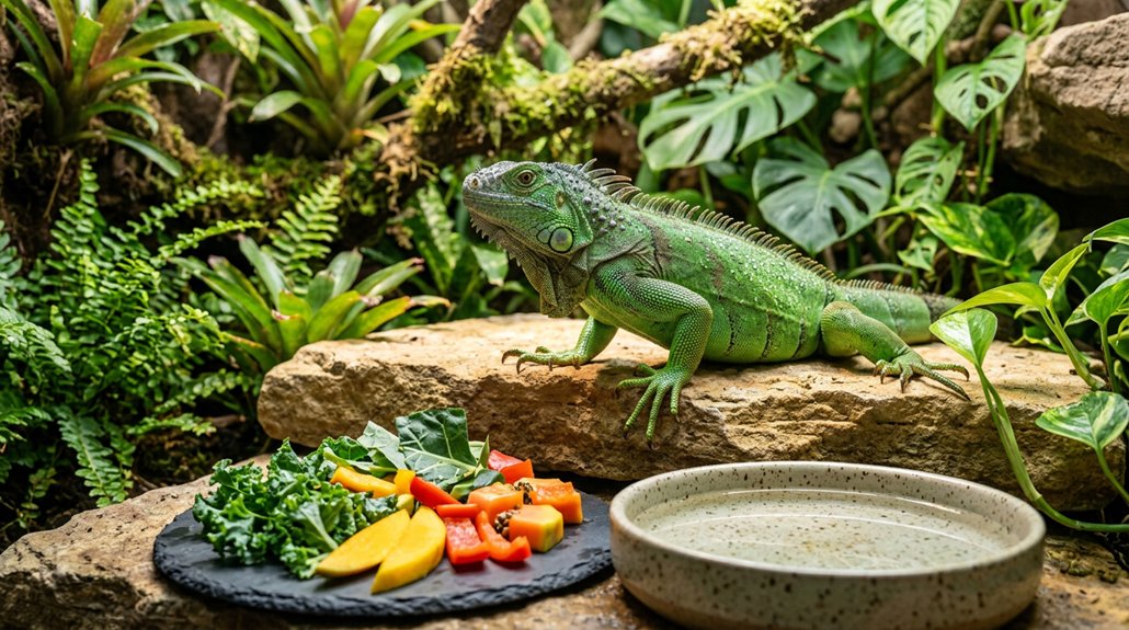 iguana herbivorous diet essentials