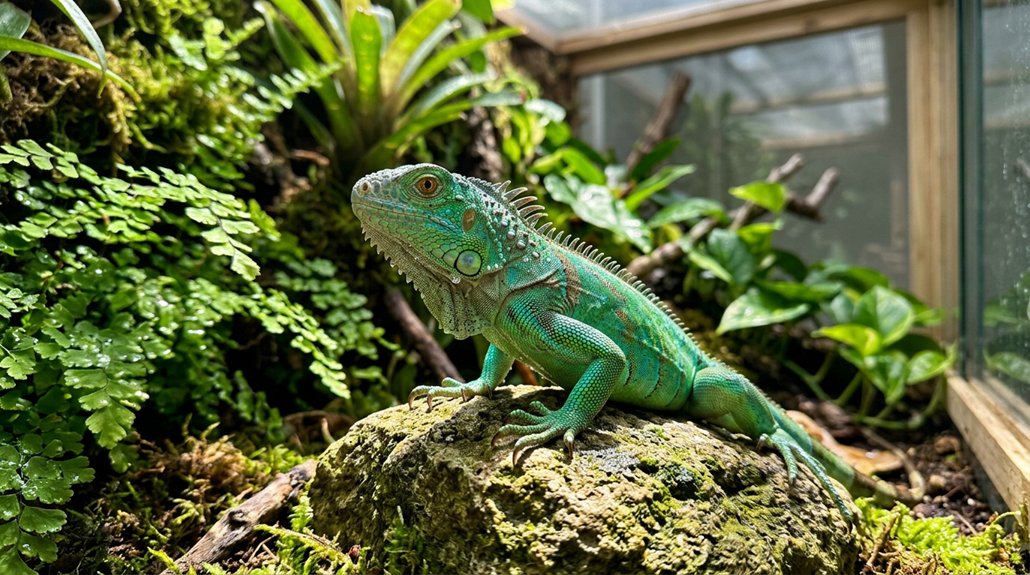 iguanas need spacious enclosures