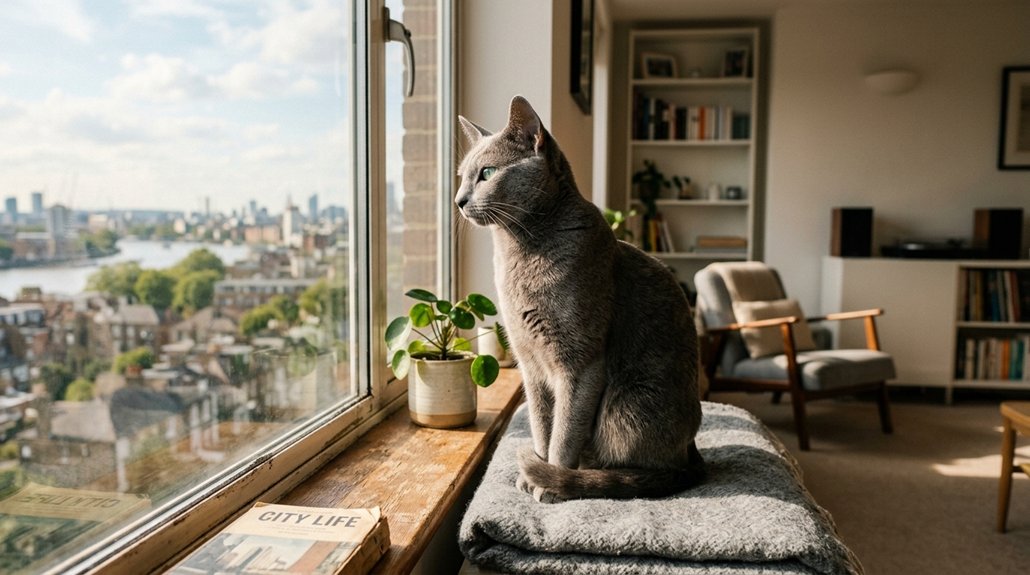 independent low maintenance feline companion