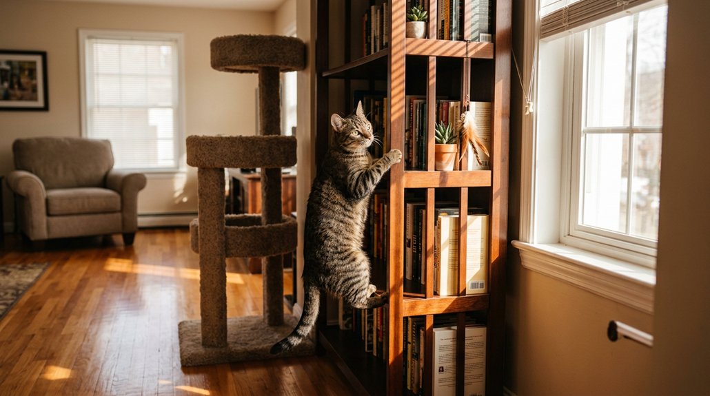 indoor climbing cat behavior