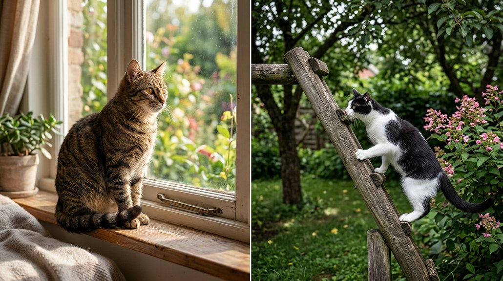 indoor enrichment versus outdoor safety