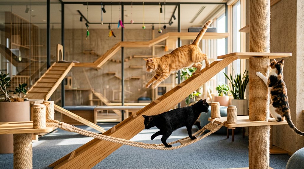 interactive climbing play zones