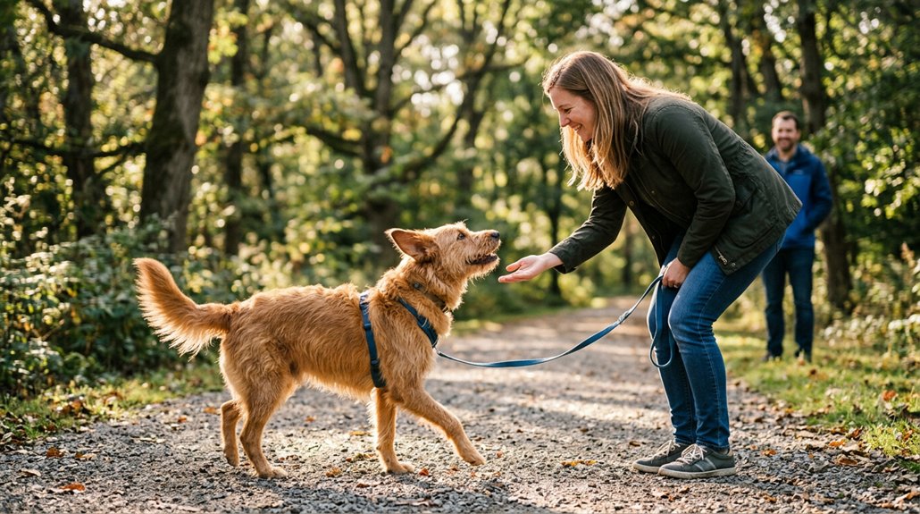 introduce dog to visitors