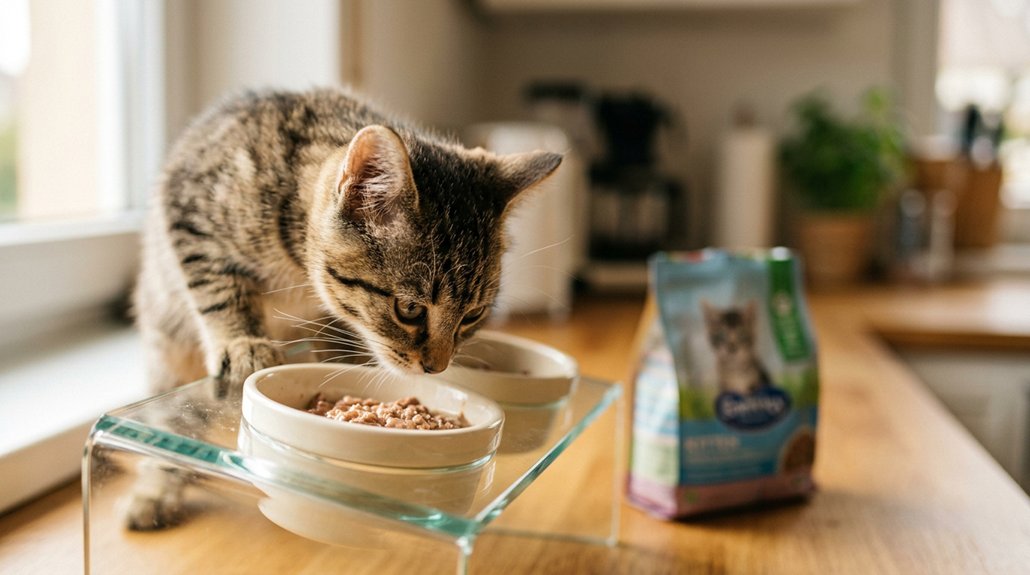 kitten food transition guidance