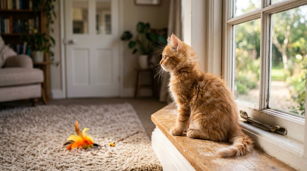 kitten independence and interaction