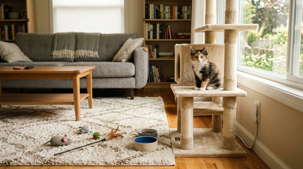 kitten safety home precautions