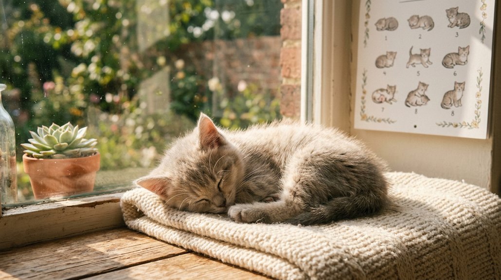 kitten sleep needs evolution