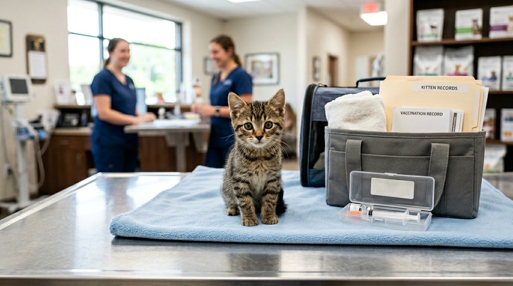 kitten vet visit essentials