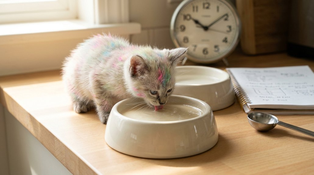 kittens feeding routine essentials