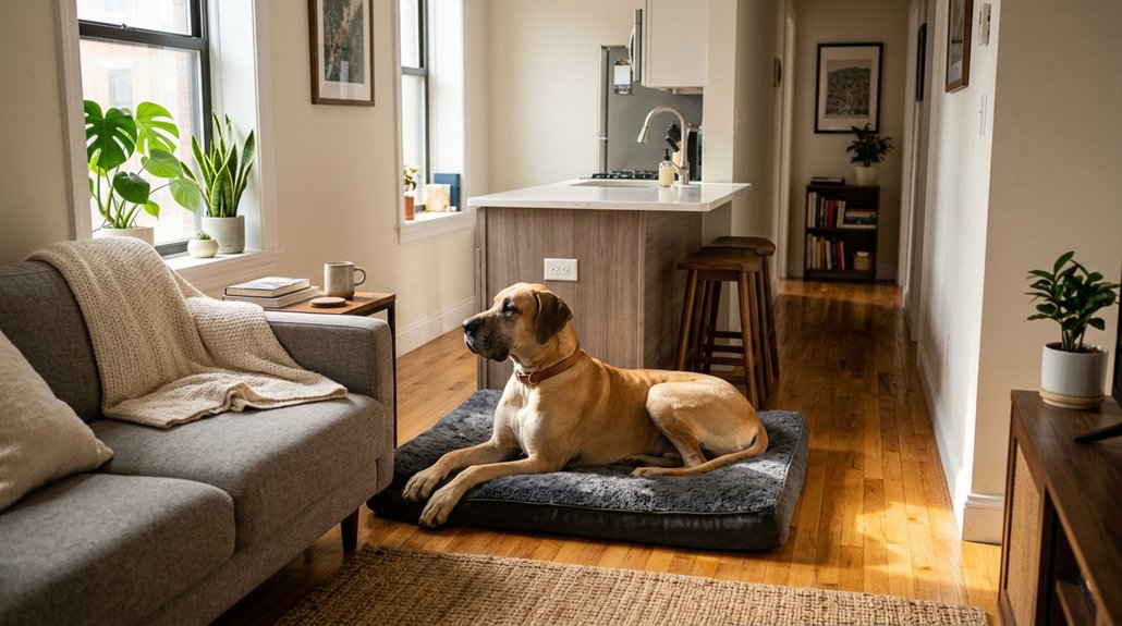 large dog apartment needs