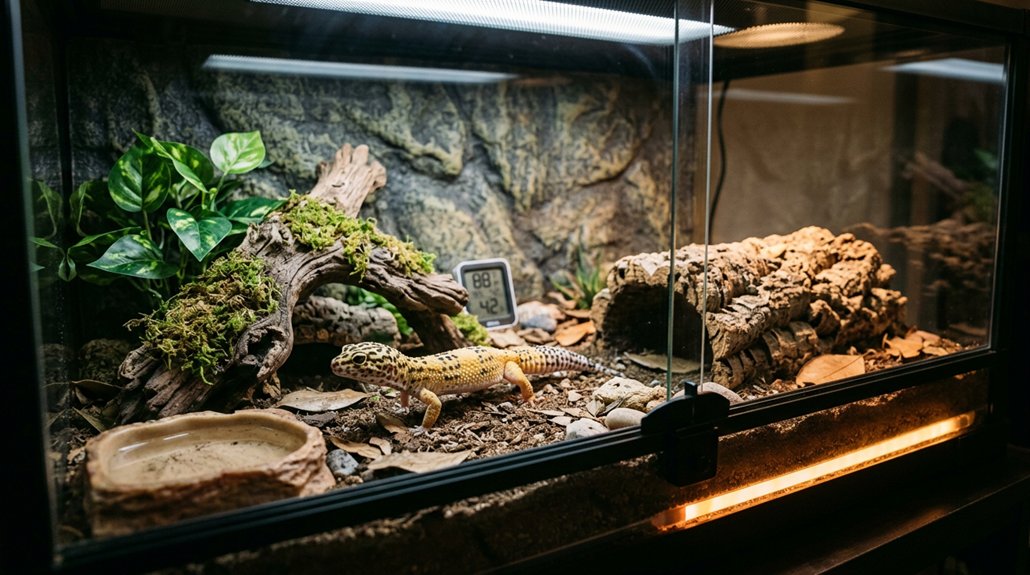 Leopard Gecko Tank Setup: Heating, Lighting, and Substrate