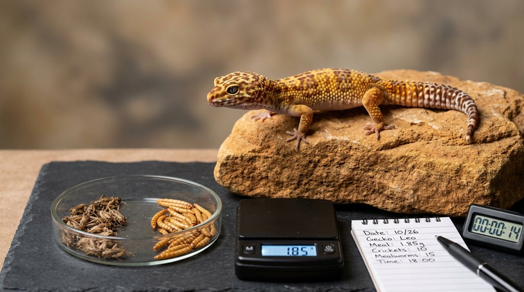 leopard gecko portion control