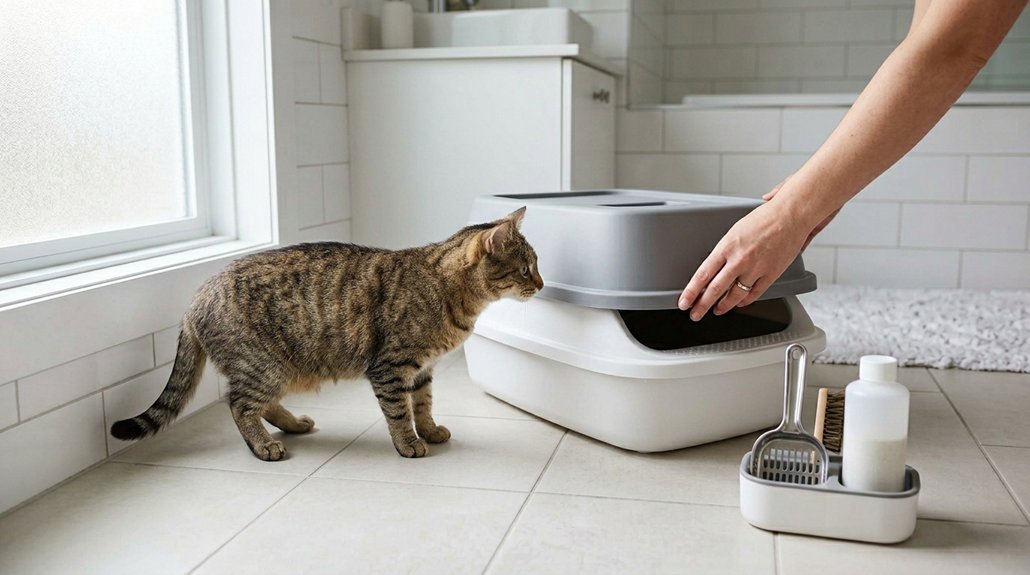 litter box behavior correction