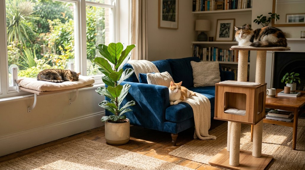 manage feline household dynamics