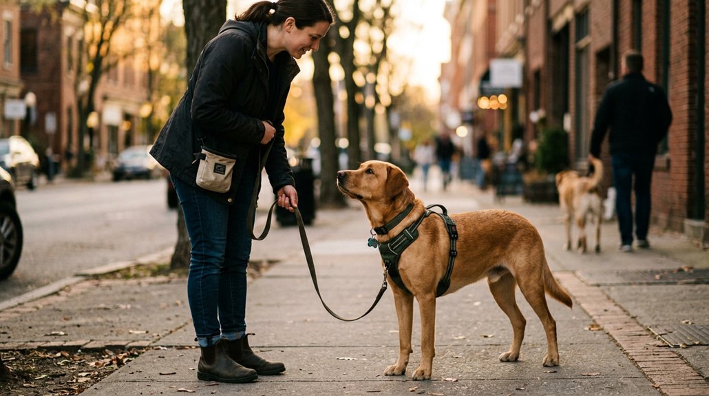 manage leash reactivity triggers