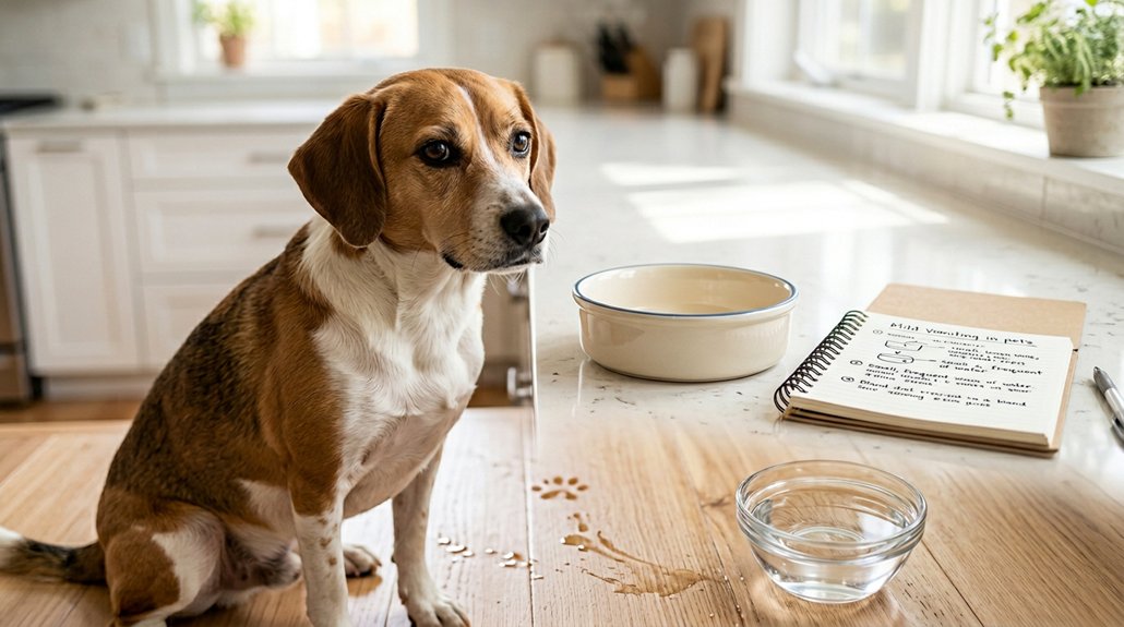 manage mild vomiting episodes