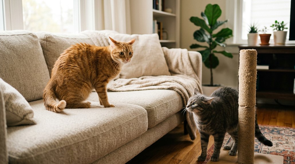 managing cat behavioral conflicts