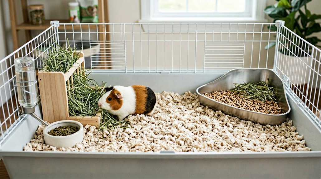 maximize guinea pig cleanliness