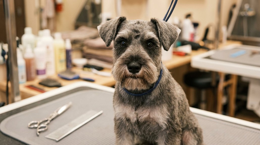 miniature schnauzer grooming routine