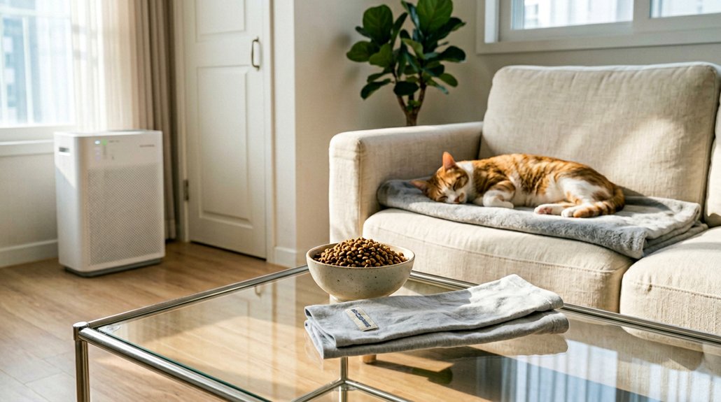 minimize cat allergen exposure