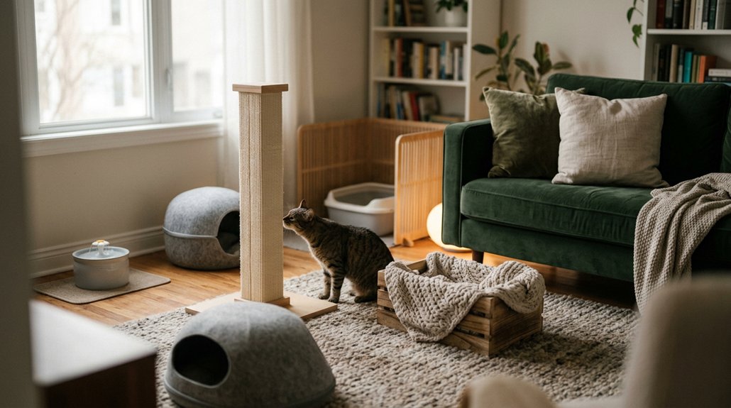 minimize cat stressors effectively