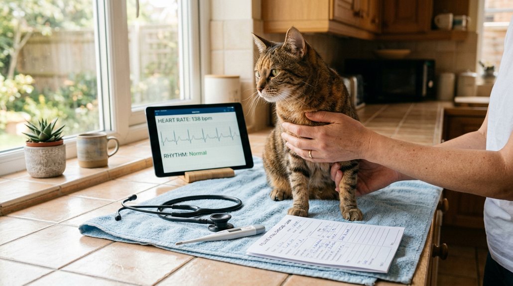 monitor cat vital signs
