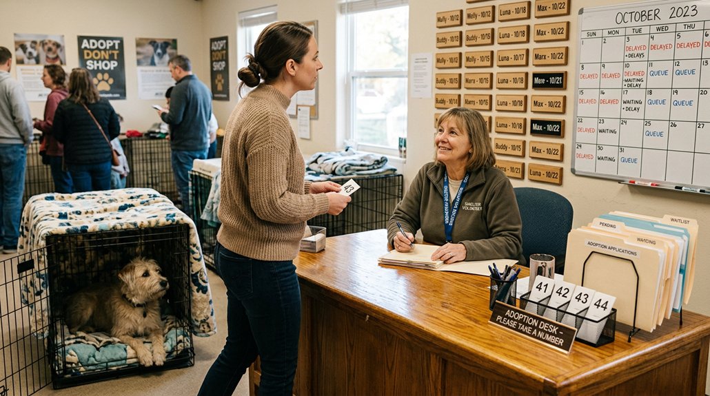 navigating dog adoption waitlists