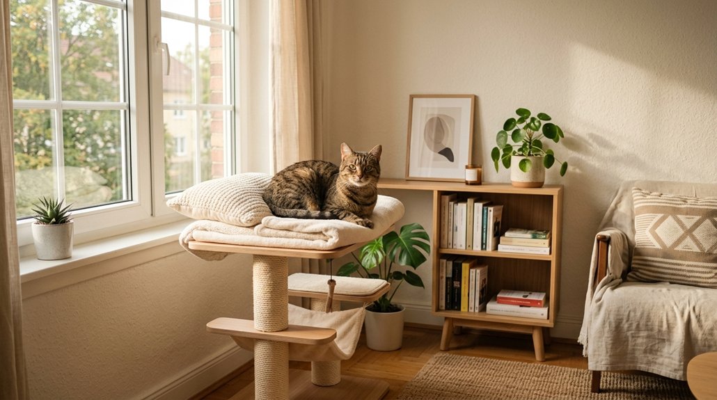 nurturing apartment cat lifestyle