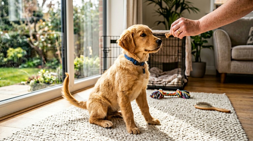 nurturing golden retriever development