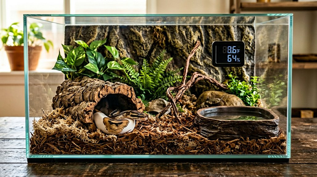 optimal ball python habitat