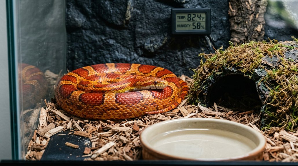 optimal care for corn snakes