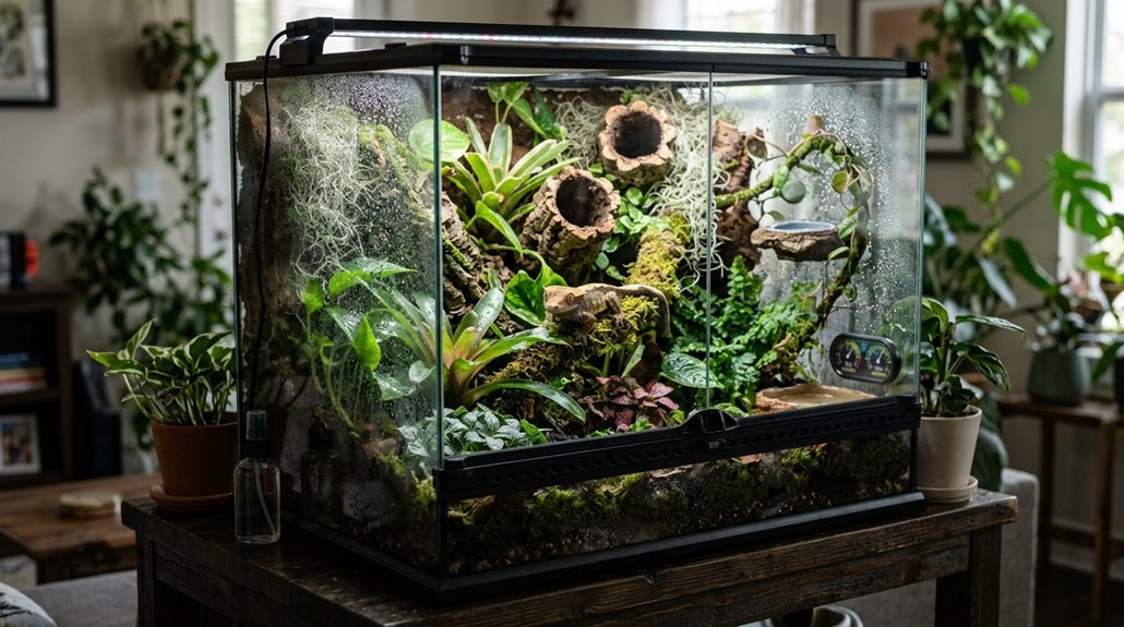 optimal crested gecko habitat