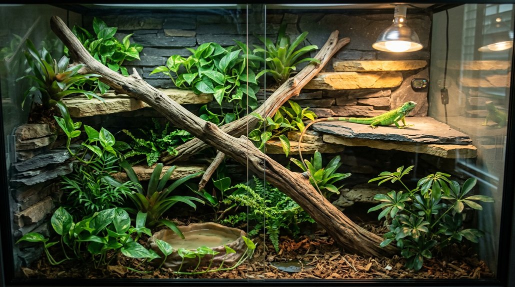 optimal temperature for iguanas