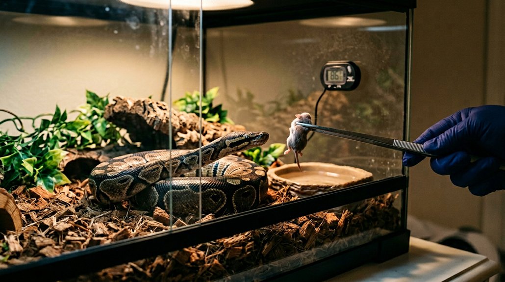 optimizing ball python feeding