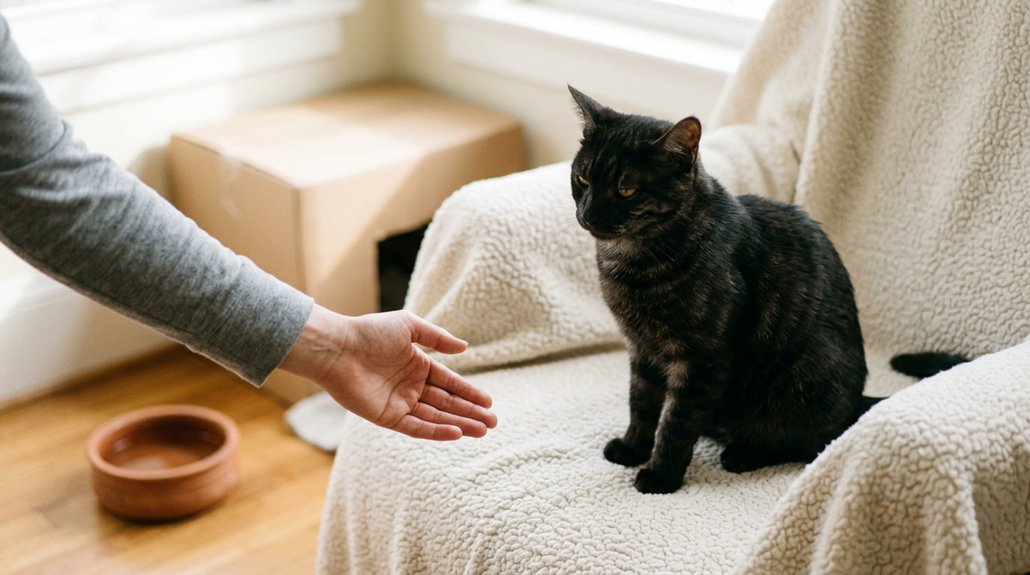 patience during cat adjustment