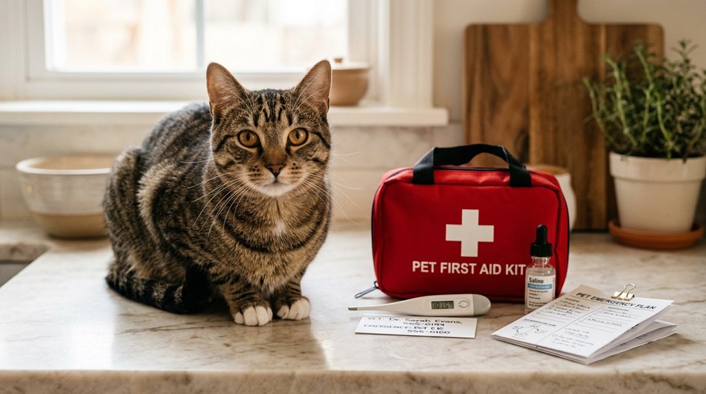 prepare for cat emergencies